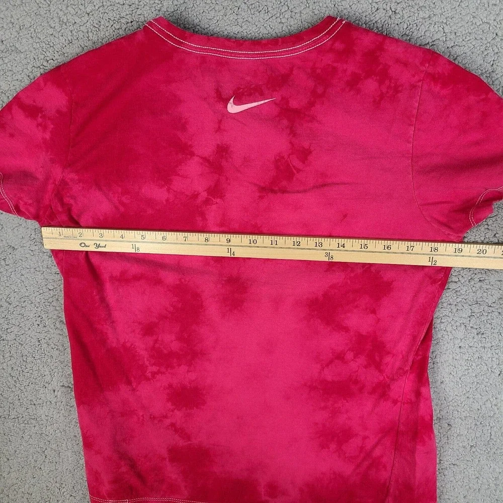 Nike Running T-Shirt Girls XL Pink‎ Tie Dye Slim Fit Olympic 2012 Eugene OR